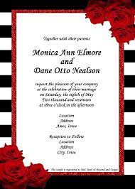 Digital File Wedding Invitation Set Black White Striped Etsy Striped Wedding Invitations Red Wedding Invitations White Stripes Wedding