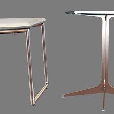 Cb2 canada inc., 6060 burnside dr., mississauga, on l5t 2t5. Cb2 Triumph Chalk Ottoman And Custom Made Round Side Table With Glass Top 3d Model 25 Obj Max Fbx 3ds Free3d
