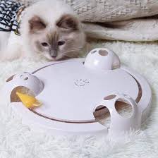 Want To Keep Your Cat Excited This Automatic Cat Toy Mimics The Natural Hide And Seek Movement To Get Your Cat S Attention Cat Toys Interactive Cat Toys Pets
