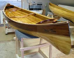 wooden strip built kayaks and canoes
