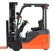 Toyota 3-Wheel Electric Forklift