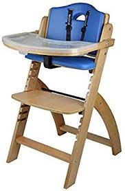 Amazon Com Abiie Beyond Wooden High Chair With Tray The Perfect Adjustable Baby Highchair Solution For Y Wooden High Chairs Baby High Chair Best High Chairs