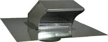 It may have an internal or remote blower, and it may duct straight out the back, be ducted straight up, or up and then horizontally. Roof Exhaust Vent With Damper By Luxury Metals