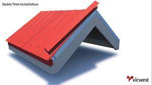 Install metal roofing only with a pitch of 4/12, which rises 4 inches per foot, or steeper; Gable Trim Installation Video Youtube