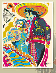 A Tribute To My Hispanic Heritage By Orlando Arocena Via Behance Mexican Artwork Mexican Art Mexican Paintings
