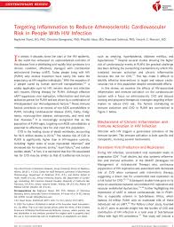 Search for education department with us. Targeting Inflammation To Reduce Atherosclerotic Cardiovascular Risk In People With Hiv Infection Journal Of The American Heart Association