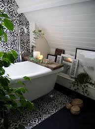 A bright eclectic bathroom done in white and neutrals and accented with a red boho rug and a teal vanity. 25 Eclectic Bathrooms That Really Inspire Digsdigs