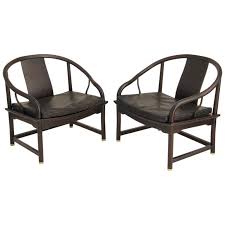 Pair Of Lounge Chairs By Michael Taylor For Baker 1stdibs Com Vintage Lounge Chair Best Chairs Glider Chair
