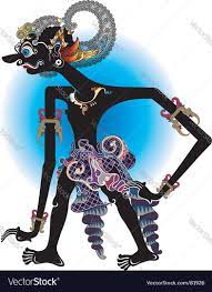 Wayasng Antasena Vector Image On Vectorstock Dragon Sketch Shadow Puppets Islamic Art Pattern