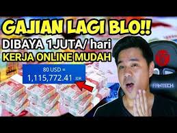 2 Edan Bro Di Gaji 1 Juta Perhari Kerja Online Di Rumah Website Penghasil Uang Tercepat 2020 Youtube Di 2020 Website Youtube Pengetahuan
