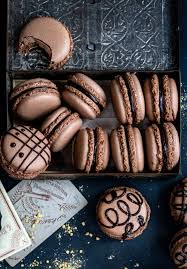 A small pot will colour hundreds of macarons and the selection of colours now available is vast. Chocolate Macarons Recipe Supergolden Bakes