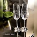 Graviruotos šampano taurės liudininkams - Laumžirgio Namai