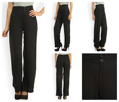 Black Casual Palazzo Pant From Buyjama Black Smart Casual Online Shopping Clothes Online Fashion Stores