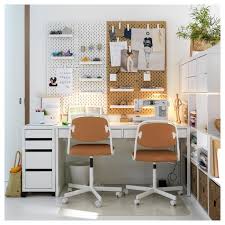 Micke مكتب أبيض 142x50 سم Ikea