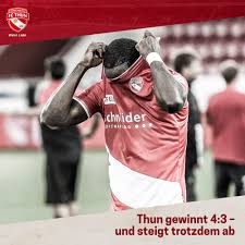 Der tabellenführer musste sich dem kantonsrivalen fc thun zu hause mit 0:4 geschlagen geben. Fc Thun Berner Oberland On Twitter Die Zwei Tore Hypothek Gegen Vaduz Aus Dem Barrage Hinspiel War Am Ende Zu Hoch Video Highlights Telegramm Statistik Https T Co 5agylw0pzx Wahriliebi Missionligaerhalt Thuvad Https T Co Rkxchza5jr