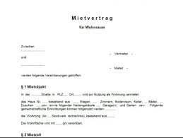 word vorlage mietvertrag wohnung download freeware de