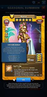 Can you stand the heat of the sand empire? Rana And Yunan Costumes General Discussion Empires Puzzles Community Forum