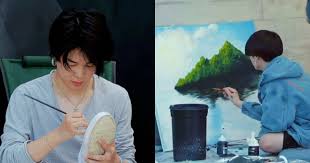 Jungkook is talented at picking up pretty m. Bts S Personalities Can Be Seen Through Their Paintings From In The Soop Koreaboo