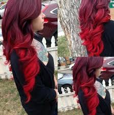 Black And Red Ombre Hair Color Burgundy And Red Ombre Red Ombre Hair Ombre Hair Hair Styles