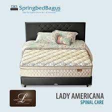Pegas terbuat dari teknologi tinggi yang sangat fleksibel dan tahan lama. Spring Bed Lady Americana Spinal Care Spring Bed Bagus