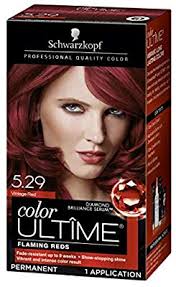 schwarzkopf color ultime hair color cream 5 29 vintage red packaging may vary