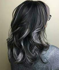 Pin By Rebecca Crowley On Hair Gray Hair Highlights Hair Highlights Silver Hair Highlights