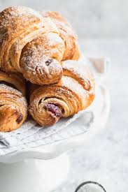 Raspberry Chocolate Croissants Good Things Baking Co Recipe In 2020 Chocolate Croissant French Baking Chocolate Raspberry