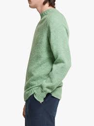 A true pillar of the british design scene, understated label albam return this season with their favourite winter offering, the shetland knit. Albam Utility Shetland Wool Jumper Green At John Lewis Partners