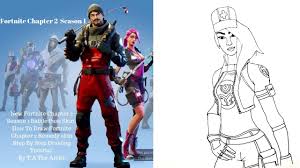 Fortnite official how to draw volume 2. New Fortnite Chapter 2 Season 1 Battle Pass Skin How To Draw Fortnite Chapter 2 Season 1 Remedy Skin Youtube