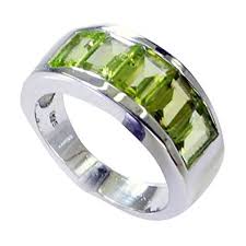 Amazon Com 55carat Natural Peridot Ring For Women