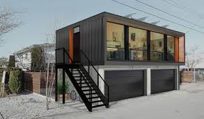 Honomobo Create Shipping Container Homes Above Garages Prefab Shipping Container Homes Prefab Container Homes Building A Container Home