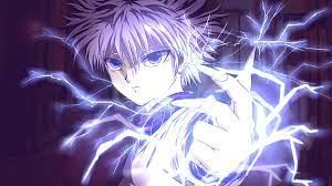 Brings you lamps inspired by your favorite anime. Hd Wallpaper Hunter X Hunter Killua Zoldyck Anime Bolts Purple Hair Wallpaper Flare