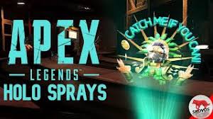 It's early in the season, and the apex community has already although not the most useful addition to the season, holo sprays are a new way to emote. Apex Legends Holo Sprays Season 6 Battle Pass Trailer Youtube