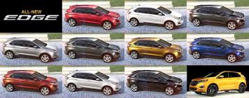 2015 Ford Edge Visualizer All 10 Colors From Every Angle
