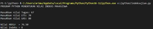 Check spelling or type a new query. 5 Contoh Program Sederhana Python Kelas Programmer