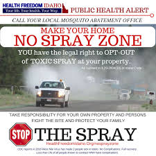 Quality pest protection services mosquito abatement. Take Action Create Your Own No Spray Zone Health Freedom Idaho