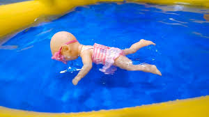 Mainan Boneka Bayi Bisa Berenang So Cute Swimming Baby Doll Youtube