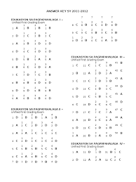 Multiplication and division of fractions and decimal. Ep Answer Key