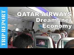 A Flight With Qatar Airways In Economy Class From Copenhagen To Doha Watch The Video To See What This Airline Is Like Qatar Airways Trip Boeing 787 Dreamliner