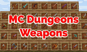 The weaponscraft mod adds unique weapons to the game, as well as new mobs, ore, and tools. Mc Dungeons Weapons Mod 1 17 1 1 16 5 1 15 2 Minecraft