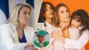 Depuis, le ministre de l. Marine Le Pen Repond Cash Au Trio De Choc Amel Bent Vitaa Et Camelia Jordana Pour