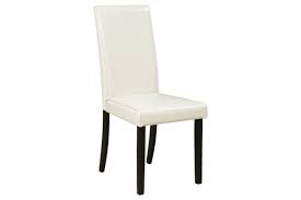 Kimonte Dining Room Chair Ashley Furniture Homestore White Leather Dining Chairs Side Chairs Dining Room Chairs Modern