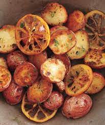 Roasted Potatoes And Lemon With Dill Recipe Real Simple Recipes Recipes Real Simple Recipes Food
