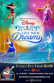 Disney channel malaysia's main competitors are nickelodeon malaysia and cartoon network malaysia. Disney On Ice Presents Live Your Dreams Deferred Ticket2u