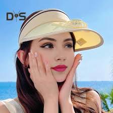 Kaufe Sommerhut für Damen mit 3-Gang-Einstellung, Stirnband, Ventilator,  leere Oberseite, USB-Aufladung, UV-Schutz, breite Krempe, winddichtes Seil,  Sonnenschutz, Reise-Sonnenkappe für die Gartenarbeit zum Preis ab 8.05