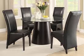 uptown ultra modern black round glass