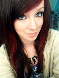 How I Dyed My Hair Two Tone Brown And Red Red Brown Hair Hair Styles Red Highlights In Brown Hair