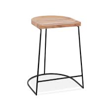 Seats measures 13″ in diameter, stool stands 30″ in height, 15 1/4″ in width, 16″ in depth. Vintage Mid Height Bar Set In Black Wooden Nakomi Mini Natural