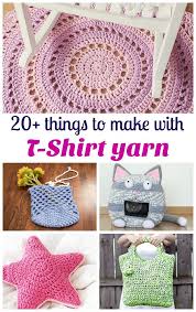 T Shirt Yarn Projects 20 Ideas That Will Make You Say Wow T Shirt Yarn Yarn Projects Crochet Yarn Projects