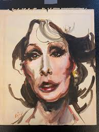 Who are the people in these drawings/paintings?